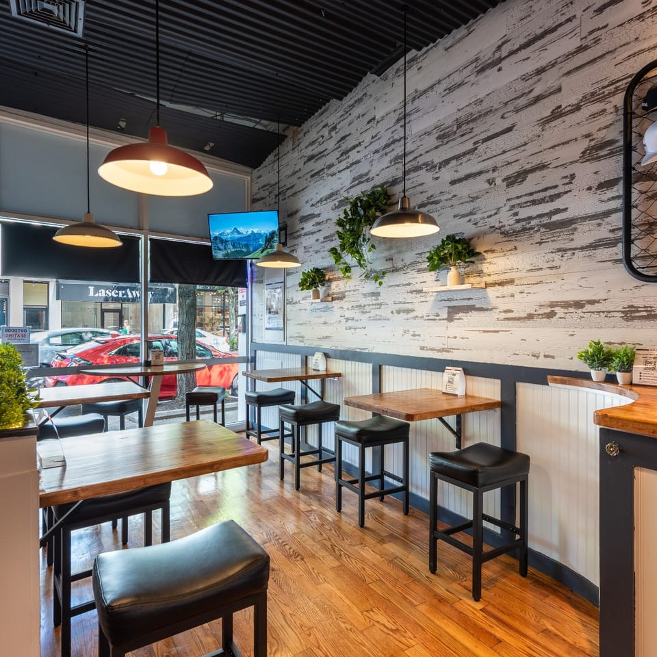 Jack's Summit front window bar seating