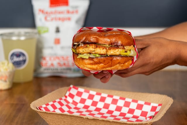 Crab Cake Sandwich.